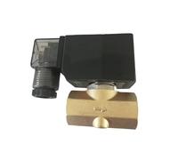 PU-10 Wiring Type 0~1bar 2/2 Way Direct Acting NC Brass G1/2" Bsp Water, Oil, Air Solenoid Valve FKM Seal Orifice 10mm(DC 12V)