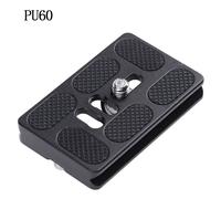 PU-50 Universel En Métal Plaque De Dégagement Rapide Trépied De Caméra Adaptateur Plaque De Montage conseil Pour Benro Arca Trépied Rotule Accessoire - Type PU60