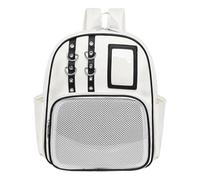 PU Bag Aesthetic Badge Display Storage Pouch, Cute Women's Backpack with Pin Display, Fashion Multi Pocket Comic Con Bag