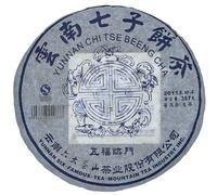 Pu-Erh tea,2011,SIX FAMOUS TEA MOUNTAIN,Five Blessings,357,Raw