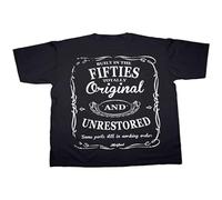 PU KOU Built in The Fifties O-Neck 100% Cotton Short Sleeve Unisex T-Shirt L
