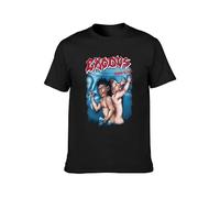 PU KOU Exodus Bonded by Blood Unisex 100% Cotton Short-Sleeve T-Shirts Black XXXL