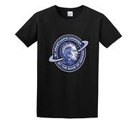 PU KOU Galaxy Quest Comedy Sci FI Geek Nerd Funny Joke Movie Film Unisex 100% Cotton Short-Sleeve T-Shirts Black L