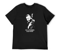 PU KOU Joe Strummer Men's T Shirt Black XXXL