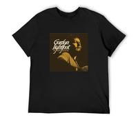 PU KOU Limited NWT Gordon Lightfoot The Complete Singles 1970-1980 T Shirt Black XXXL