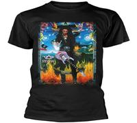 PU KOU Men's Steve Vai 'Passion and Warfare' T-Shirt - New Unisex 100% Cotton Short-Sleeve T-Shirts Black M