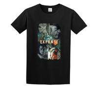 PU KOU Mystery Science Fiction Drama TV Series The Expanse Logo O-Neck 100% Cotton Short Sleeve Unisex T-Shirt XXL