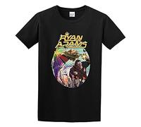 PU KOU Ryan Adams 'City Terror' Unisex 100% Cotton Short-Sleeve T-Shirts Black XXL
