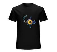 PU KOU Subnautica Peeper O-Neck 100% Cotton Short Sleeve Unisex T-Shirt S