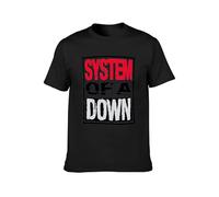 PU KOU System of A Down Triple Stack Box O-Neck 100% Cotton Short Sleeve Unisex T-Shirt XL