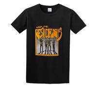 PU KOU The Residents Meet The Residents O-Neck 100% Cotton Short Sleeve Unisex T-Shirt M
