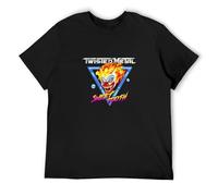 PU KOU Twisted Metal Sweet Tooth O-Neck 100% Cotton Short Sleeve Unisex T-Shirt L