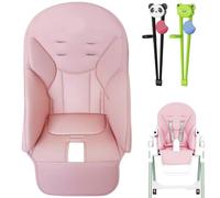 Pu Leather Baby High Chair Cover, Comfortable High Chair Pad, Soft Padded Seat Cushion, Compact Baby High Chair Cover, Portable Baby High Chair Cover For Children’s Dining Chairs