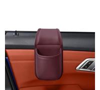 PU Leather Car Cup Holder, Universal Adhesive Storage Pocket for Automotive | Car Door Cup Holders, Vehicle Door Storage Organizer Waste Can For Water Bottle Tumbler Coffee Mug Sedan