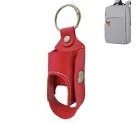 Pu Leather Inhaler Holder, Portable 10cm Inhaler Case Storage Bag with Secure Zip Design, Quality Outdoor Medical Carry Pouch with Style, Travel Protection Organizer for Daily Use