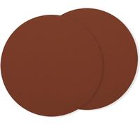 PU Leather Mouse Pad Double Sided Diameter 22cm,Easy to Clean,Ultra Thin Improves Speed and Accuracy,Pack of 2.[A87]