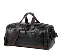 PU Leather Sac Grande capacité Men's Business Trip Duffel Travel Backpack Hand Bill Bill Sachat Duffel