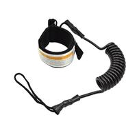PU Paddle Leash avec Boucle de Pied - Long Endurance Surf Leassh String | Boucle F1ust de sécurité de 6 mm d'épaisseur | Super idées de Cadeaux Stand-up padle pour Les Types de Planches de s