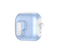 PU pour tpu Protective Case for pour freeclip 2 Stand Mode PU(Blue White)
