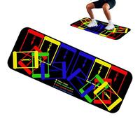 PU Push Up Mat for Men, 39x101cm Home Workout Pad, Multi-Function Fitness Board, Full-Body Training Mats for Men, Ideal for Strength Exercise, Bodybuilding, Push-Up Gym Equipment for Home Use