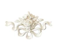 Pu Rosace DéCorative Décoration en PU avec fleurs sculptées, Villa, appartement, salon, forme murale, fleur décorative, tête de porte, garde-robe