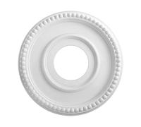 PU Rosace Décorative Médallon Plafond Décoratif PU Diamètre 315mm Style Européen Cache Défauts Salon Chambre Installation Adhésif Sans Perçage Durabilité Améliorée