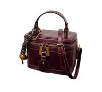 PU Square Bag, Small Box Tote, Leather Handbags Women, Fashion Tote Purse with Elegant and Stylish Design for Cosmetics Storage and Everyday Use, 7.09x3.94x5.12 inches
