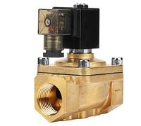 PU220-08 G1 Électrovanne électromagnétique d'eau à action directe en laiton, vanne haute pression, démarrage à pression nulle avec pression de travail maximale de 10 MPa pour (DC24V)