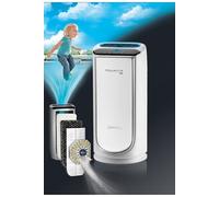 Rowenta Purificateur d'air, Silencieux, Automatique, 4 niveaux de filtration, Traitement des allergènes et particules fines, Anti-pollution antibactérien, Intense Pure Air Bedroom PU4020F1, HEPA