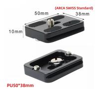 PU50 - plaque de dégagement rapide avec support à vis de 1/4 \pour Arca Swiss Benro monopode, trépied à tête sphérique et caméra SLR