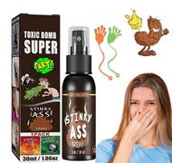 Puant Odeur Pet,Spray Puant Puissant,Spray Pet Liquide,Petit Liquide Puant,Farce Fart Sprays,Puant Fart Prank Sprays,Blague Sprayss Brume Odorante Jouet Délicats,avec Main Collante,30ML