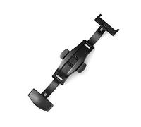 Puasny Fermoir déployant papillon à double bouton en acier inoxydable - Boucle de remplacement sécurisée pour bracelets de montre de 10 mm à 22 mm,Noir,22 mm