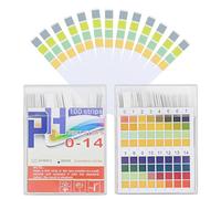 Puasok 200pcs Bandelettes PH, Papier PH 0-14 à 4 Couleurs, Bandelette Urinaire, Bandelette Test PH Piscine, Bandelette PH Eau, pour Aquarium, Laboratoire, Maison
