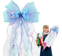 Puasok Noeud Conique Scolaire,Nœud Papillon en Organza pour Fille,40 × 20 cm - Décoration de Sacs à Sucre - Décoration de Rentrée des Classes,Emballages Cadeaux-Accessoire De Coiffure en Ruban