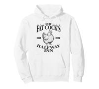 Pub Amusant The Fat Cock's Halfway Inn Sweat à Capuche