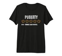 Puberté 0/10 Terrible Skin Updates Funny Teen T-Shirt Haut de Gamme