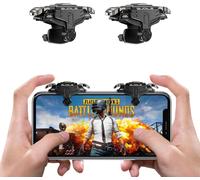 PUBG Mobile Game Controller Trigger, [2021 Version Améliorée] Déclencheurs Contrôleur de Jeu Déclencheur de Manette de Jeu de Prise de Vue Sensible pour PUBG/Rules of Survival-Noir