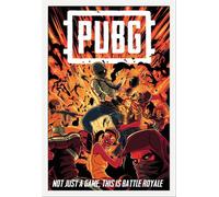 PUBG - Poster - Boom + cadre amovible, Shinsuke® Maxi MDF blanc, vitre acrylique