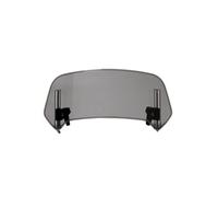 PUBIBD Extension de Pare-Brise de Moto pour Peugeot Geopolis 400 2008-2010, Spoiler Déflecteur de Pare-Brise Réglable à Clipser, Résistant au Vent Extension Bulle Moto,28cm*12cm-Grey