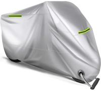 PUBIBD Housse Moto pour Moto Guzzi V7, Garage Moto Anti-Poussière/Pluie/Vent/UV Extérieur Bâche Protection Moto, Moto Couverture avec Bandes Réfléchissantes