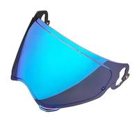 PUBIBD Visiere Casque Moto pour ARAI Tour Cross 5, Remplacement de Visière de Lentille de Casque de Bouclier de Vent de Moto, Visage Moto Casque Pare-Brise Visière,G Tea Full Blue