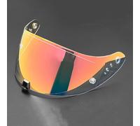 PUBIBD Visiere Casque Moto pour Scorpion EXO R1 520 1400, Remplacement de Visière de Lentille de Casque de Bouclier de Vent de Moto, Visage Moto Casque Pare-Brise Visière,D Aurora Red