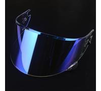 PUBIBD Visiere Casque Moto pour Shark Race R Pro GP, Remplacement de Visière de Lentille de Casque de Bouclier de Vent de Moto, Visage Moto Casque Pare-Brise Visière,F Aurora Blue