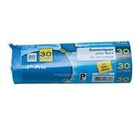 Publi embal lot de 20 sacs poubelle economiques 30 l 12 microns bleus