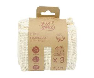 PUBLI EMBAL - Lot de 3 filets 35 x 35 cm