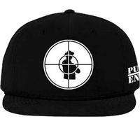 Public Enemy - Casquette Snapback pour homme/femme unie RO3348 (Taille unique) (Noir)