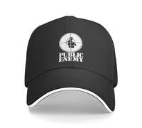 Public Enemy Casquettes de Baseball réglables Chapeaux de Papa Casquette de Mode pour Hommes Femmes Chapeau de Sport