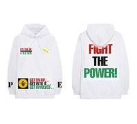 Public Enemy - Felpa # XL Unisex White # Fight The Power [Import]