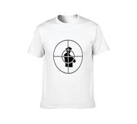 Public Enemy Fight The Power Truss It Fashion Men's T-Shirt Short Sleeve White S