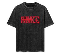 Public Enemy Rap Screen Stars Hip Hop Band Group Men's Women's Short Sleeve Soft Washed Cotton T-Shirt Size S